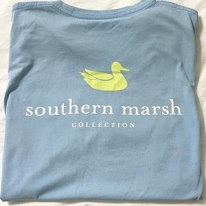 Light blue southern marsh t shirt